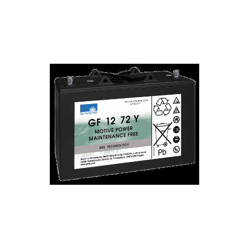 GF12072Y Sonnenschein Gel Cyclic Battery GF-Y, 12V 80Ah, 1 Year Warranty